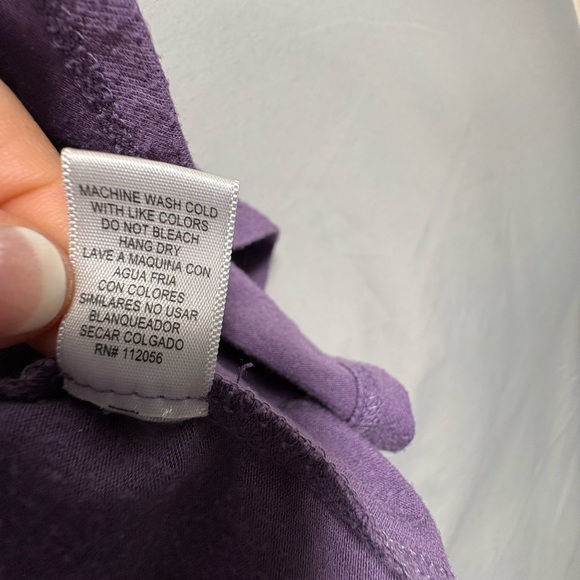 Zenana Premium Purple Long Sleeve Women’s Size M Top - Picture 6 of 10